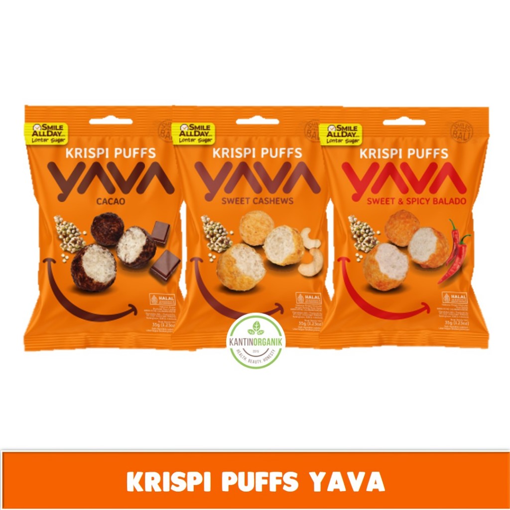 

KRISPI PUFF YAVA - MENTE MANIS - COKELAT 45 gram