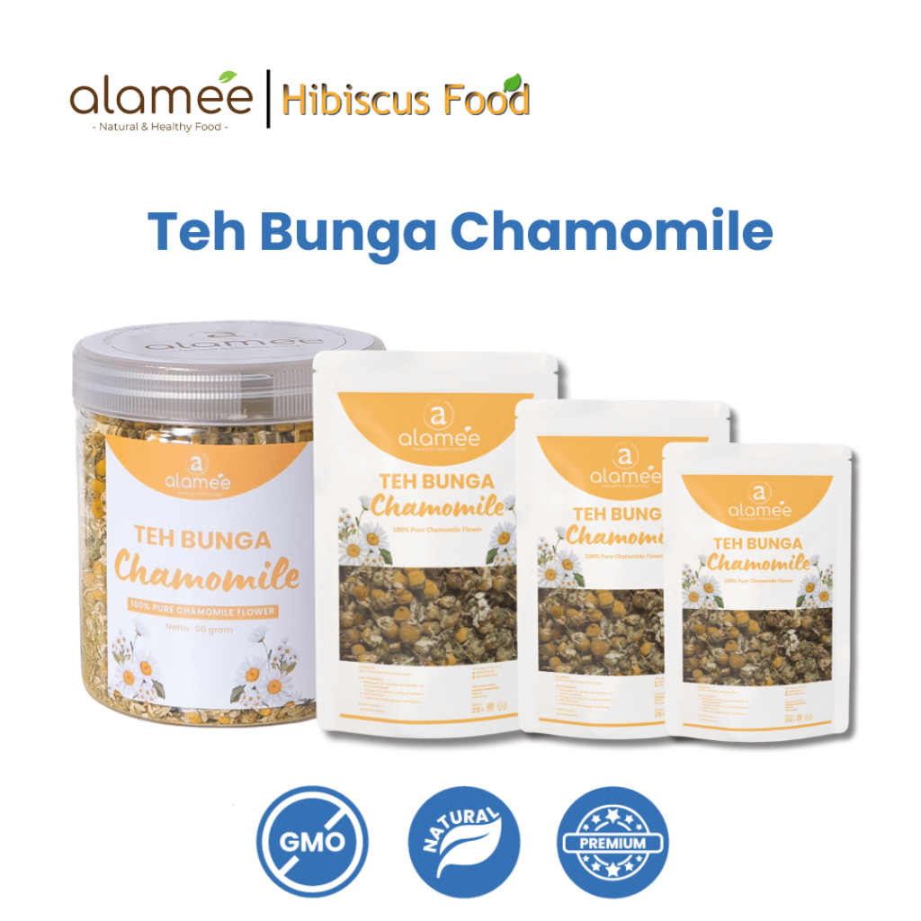 

ALAMEE Chamomile Tea Teh Bunga Camomile Flower Bunga Kamomile Dried Flower Organik