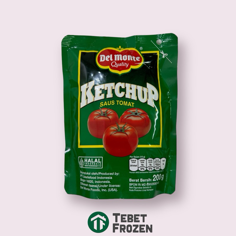 

DELMONTE SAOS TOMAT POUCH 200GRAM - TEBET FROZEN