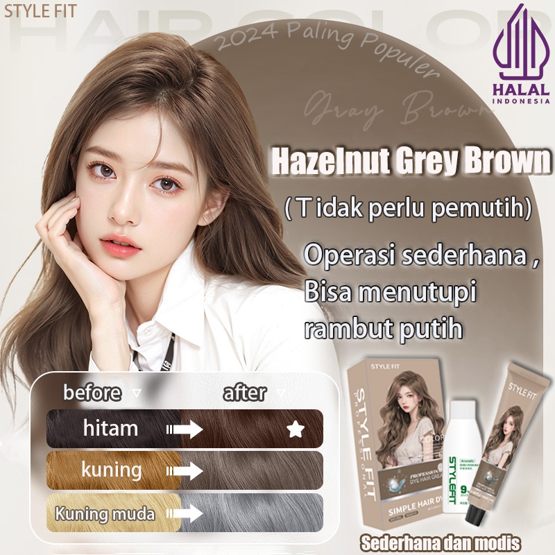 【Tidak perlu pemutih】FEKAGNAS cat rambut *200ML mudah dioperasikan,kaya asam amino,tidak berbahaya b
