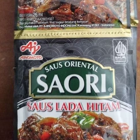

saori saos lada hitam (1 sachet)