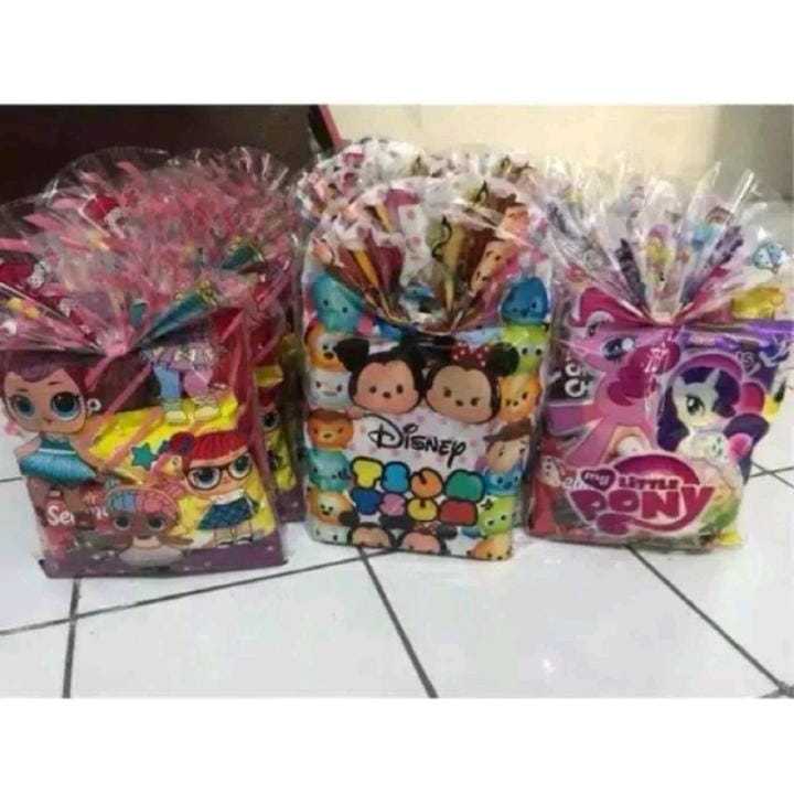 

plastik snack ukuran 18 x 38 cm / plastik bingkisan ultah isi 10 pcs