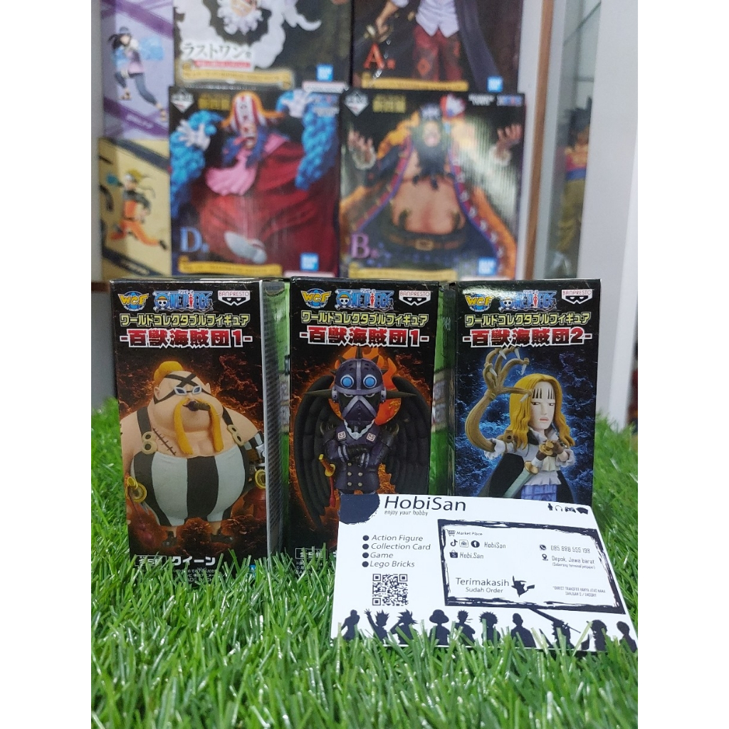 WCF One Piece Beast Pirates Vol 1 & 2 (Queen, King, Hawkins)