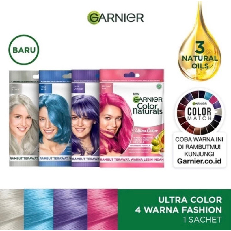 Garnier Cat Rambut - Ultra Color Fashion Sachet