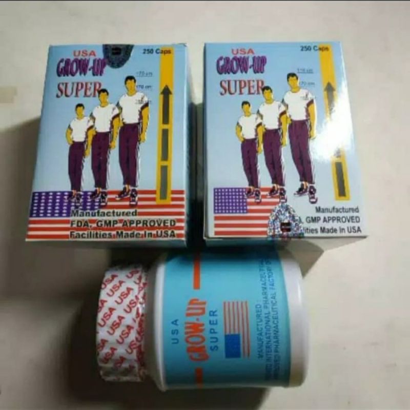 GROW UP USA Asli Obat Peninggi Badan Super Cepat Grow UP USA Herbal Obat Peninggi Badan Grow Up Usa
