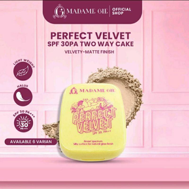 BEDAK PADAT MADAM GIE PERFECT VELVET SPF 30 PA++