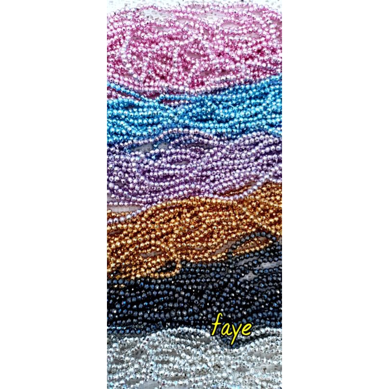 MANIK KRISTAL CEKO RENTENGAN/KLIP