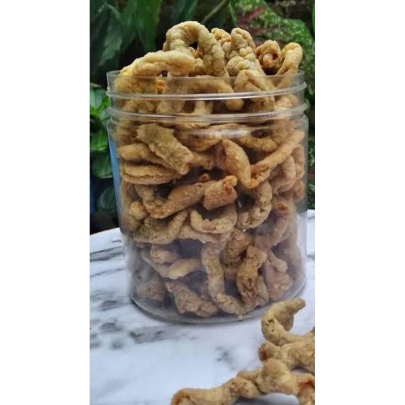 

keripik usus ayam biasae