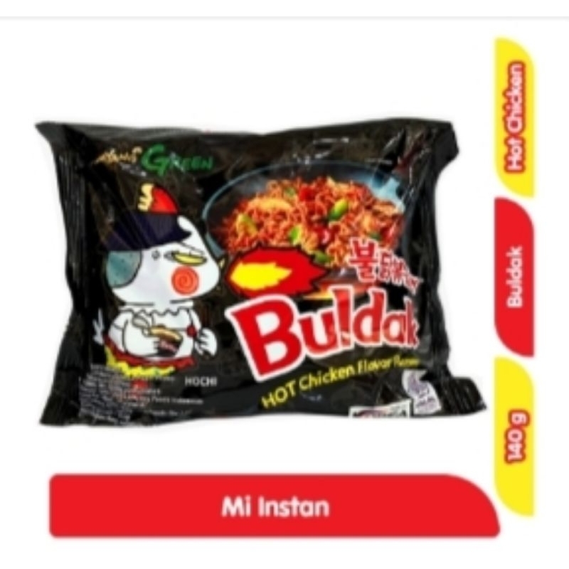

ED Maret 2026 Samyang Green Hot Chicken 140 Gram Chicken Flavor Hot Ramen Samyang Halal