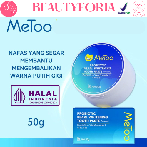 MeToo Teeth Whitening Powder 50g