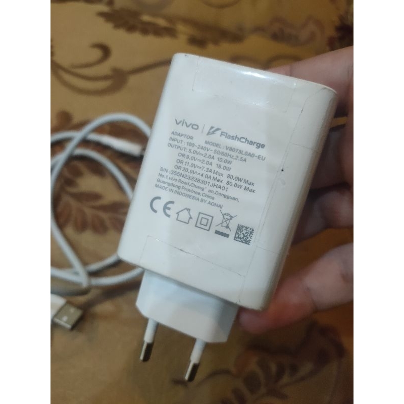 Charger Cas VIVO 80watt Original Ex Copotan