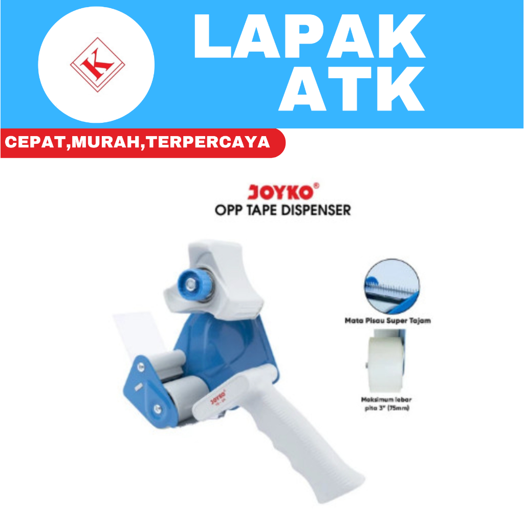 

TEMPAT LAKBAN GAGANG JOYKO / Dispenser tape Lakban JOYKO TD-2H ++
