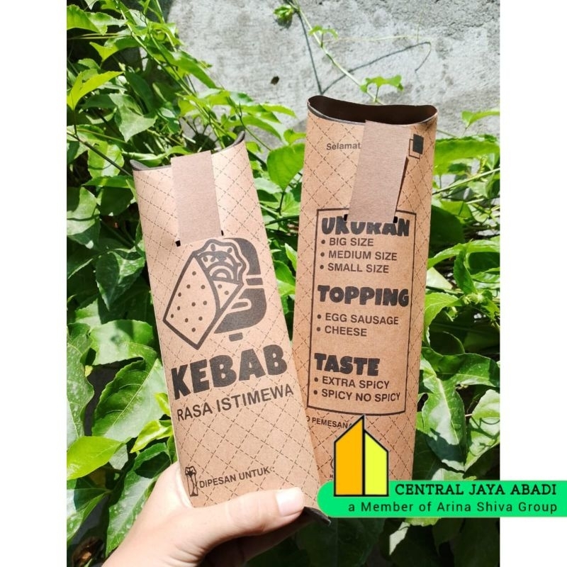 

400 LEMBAR KERTAS KEBAB TARIKAN BAHAN DUPLEK COKLAT UKURAN 25 × 10 CM HIGH QUALITY TEBAL PRODUK TERBARU | KOTAK KEBAB DUPLEK COKLAT KEKINIAN | DUS KEBAB VIRAL TIKTOK | KEMASAN KEBAB | TOKO KEBAB OFFICIAL | CENTRAL JAYA ABADI | SHIVACORP