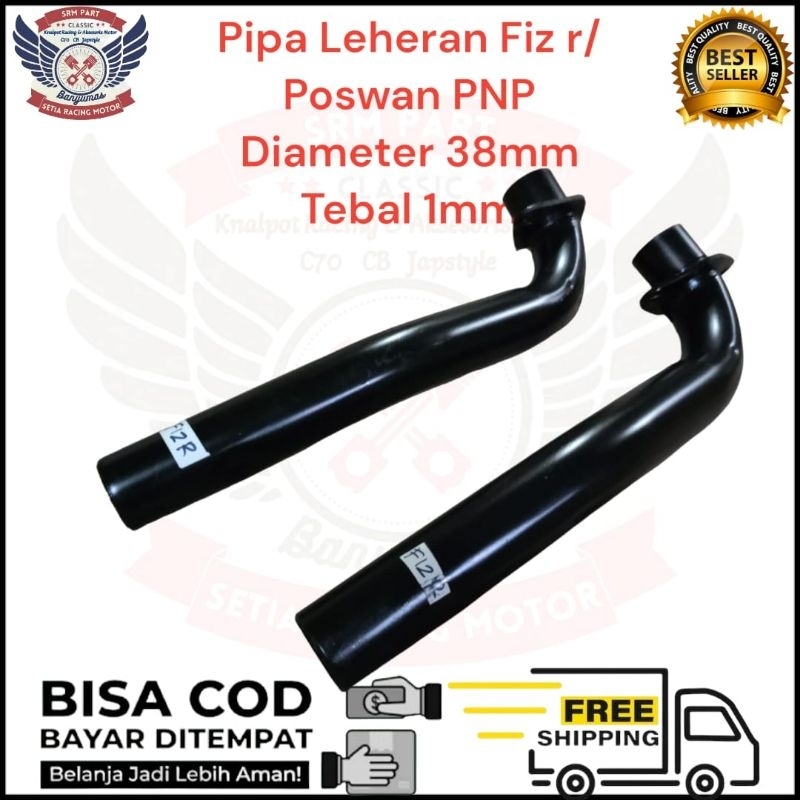 LEHER KNALPOT FIZ R POSWAN FORCE KOMPETISI ROAD RACE 116 125 fizr sigma alfa