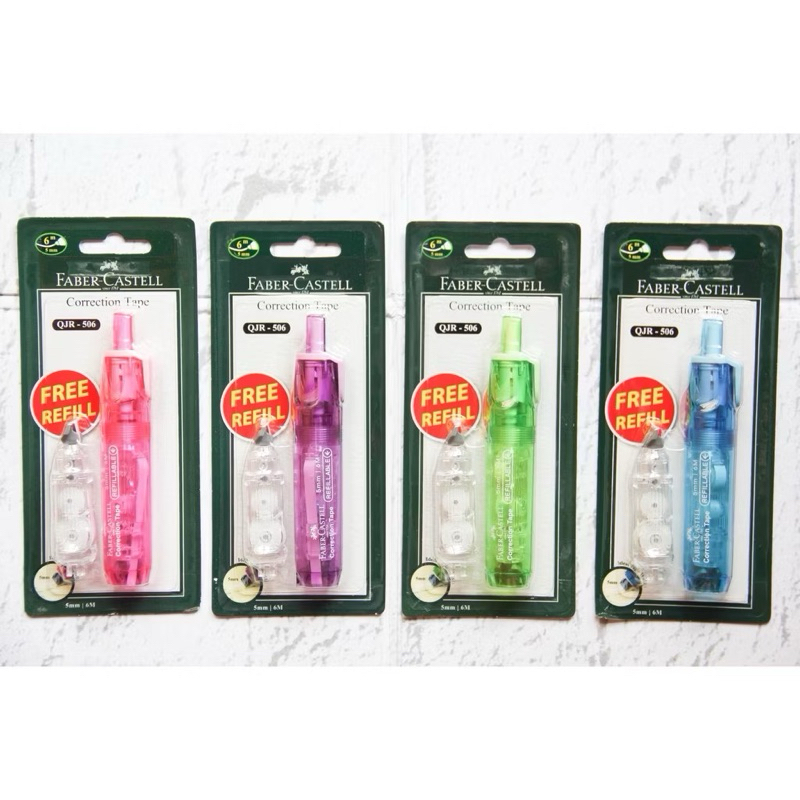 

Tipe ex Kertas Faber castell 169452R Correction Tape QJR-506