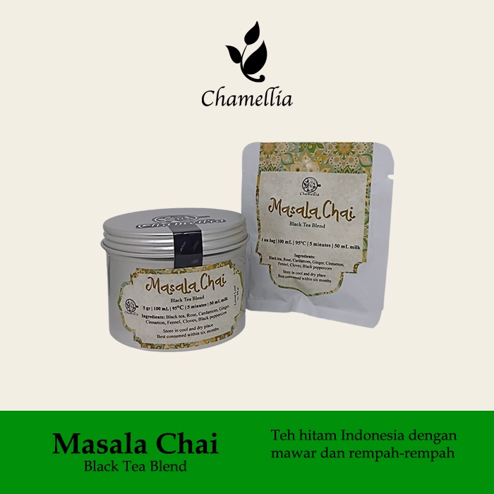 

Chamellia MASALA CHAI - Artisan Black Tea Blend