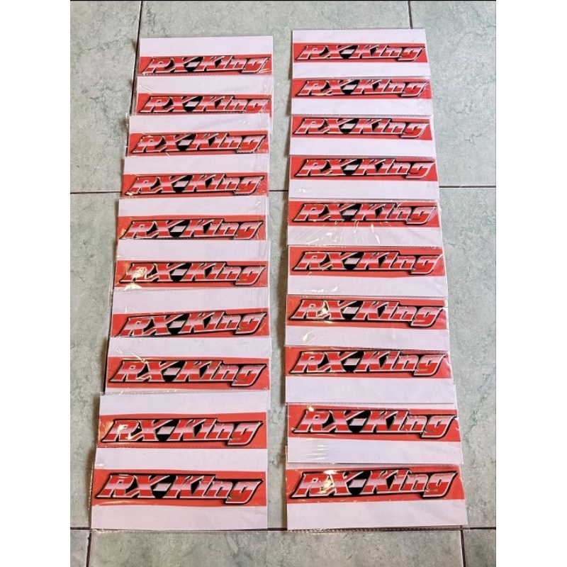 sticker emblem cover bok aki rx king 2004 2005 2006 original lostpack