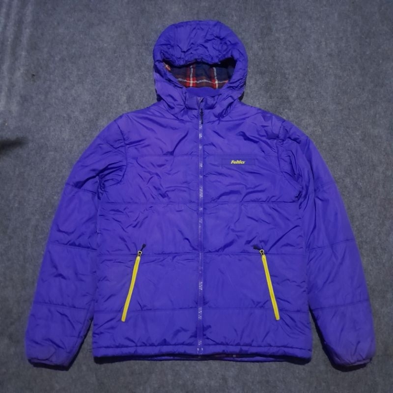 Jaket bulang Feltics tartan