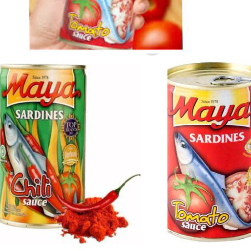 

Maya sarden saus tomat / saus cabe 155 gram