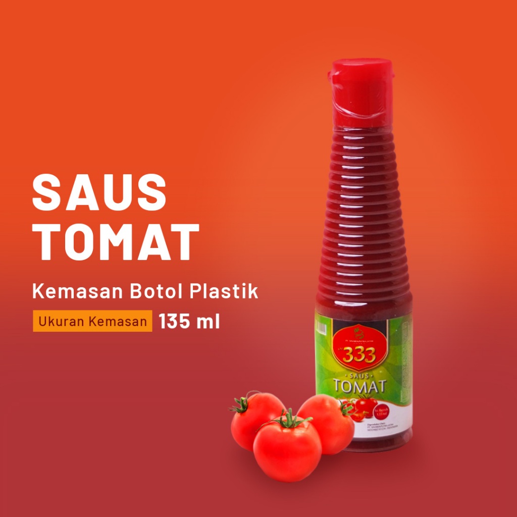 

Saus Tomat Cap 333 PET 135 ml