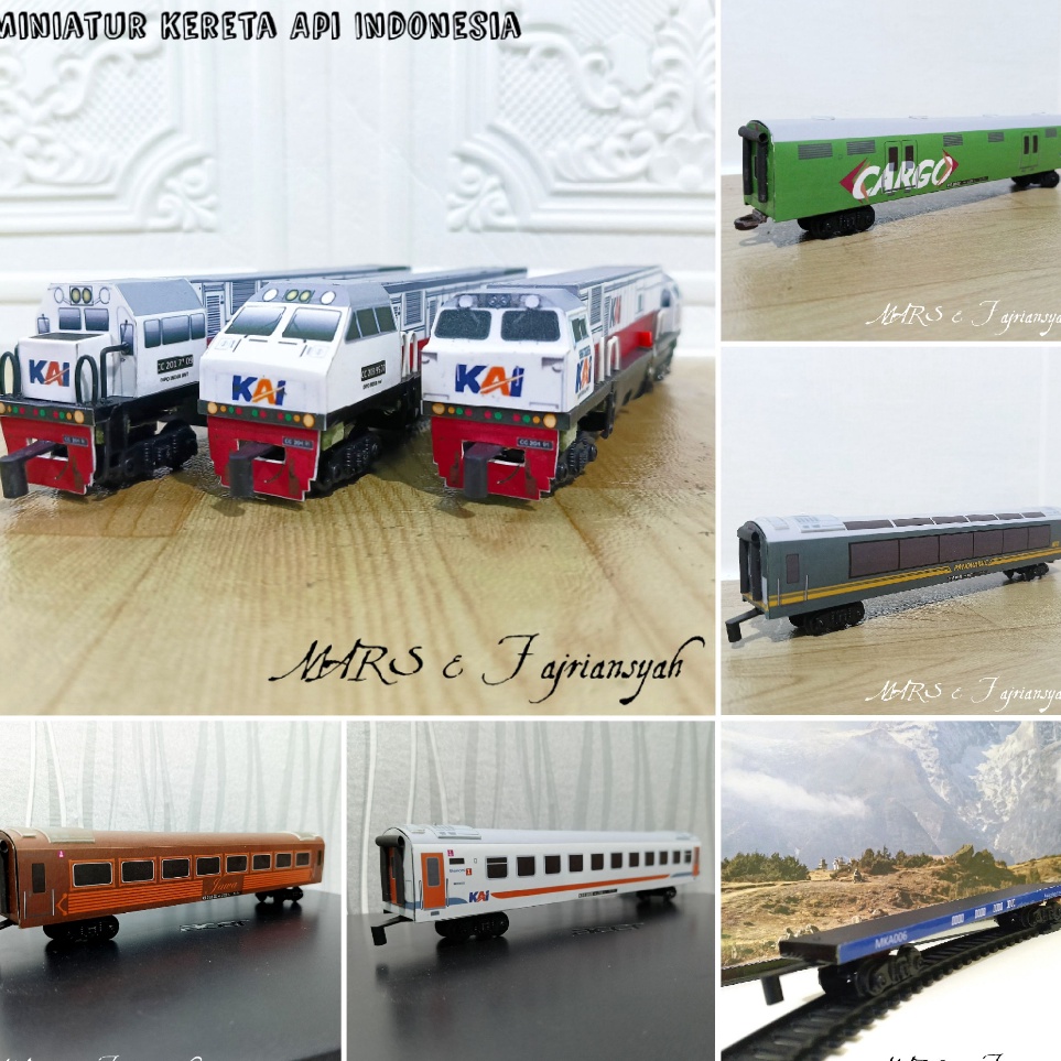 Borong Murah Lokomotif CC 21 23 26 Miniatur Mainan Kereta Api Indonesia Lokomotif CC21 CC23 CC26 Ger