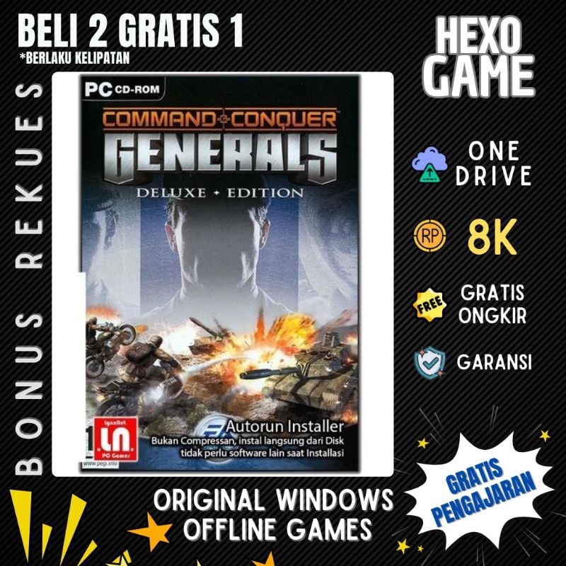 Command and Conquer Generals Deluxe Edition - PC  Game  - LINK DOWNLOAD - GAME LAPTOP - GAME KOMPUTE