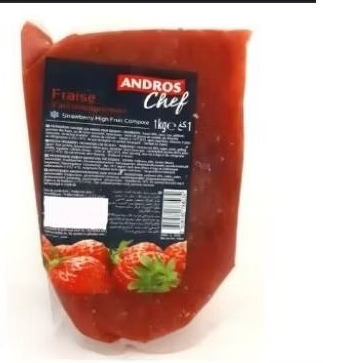 

ANDROS FROZEN FRUIT COMPOTE STRAWBERRY, MANGO 1KG