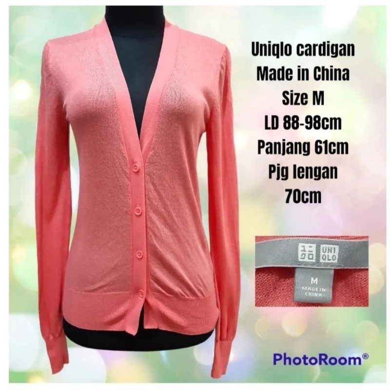 Uniqlo cardigan rajut wanita