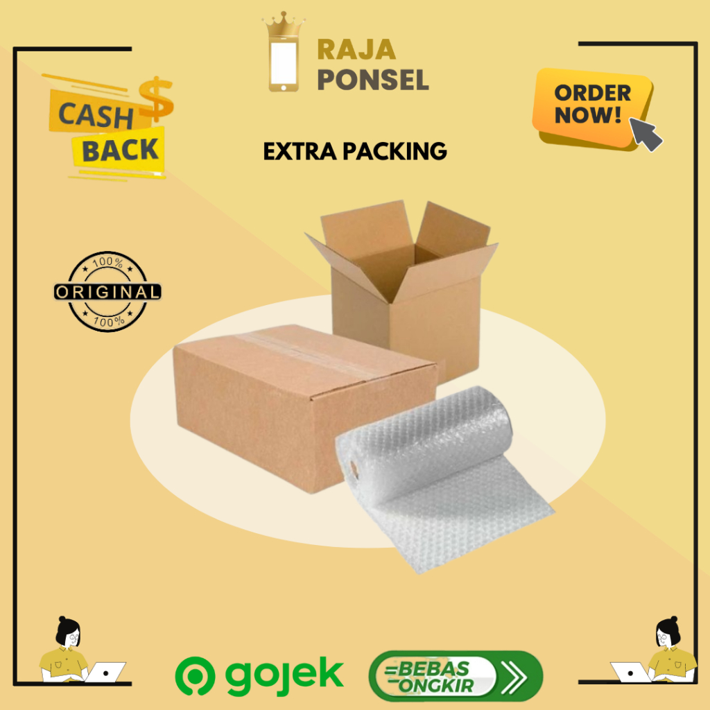 

EXTRA PACKING TAMBAHAN DUS + BUBLE WRAP for iPhone dan iPad