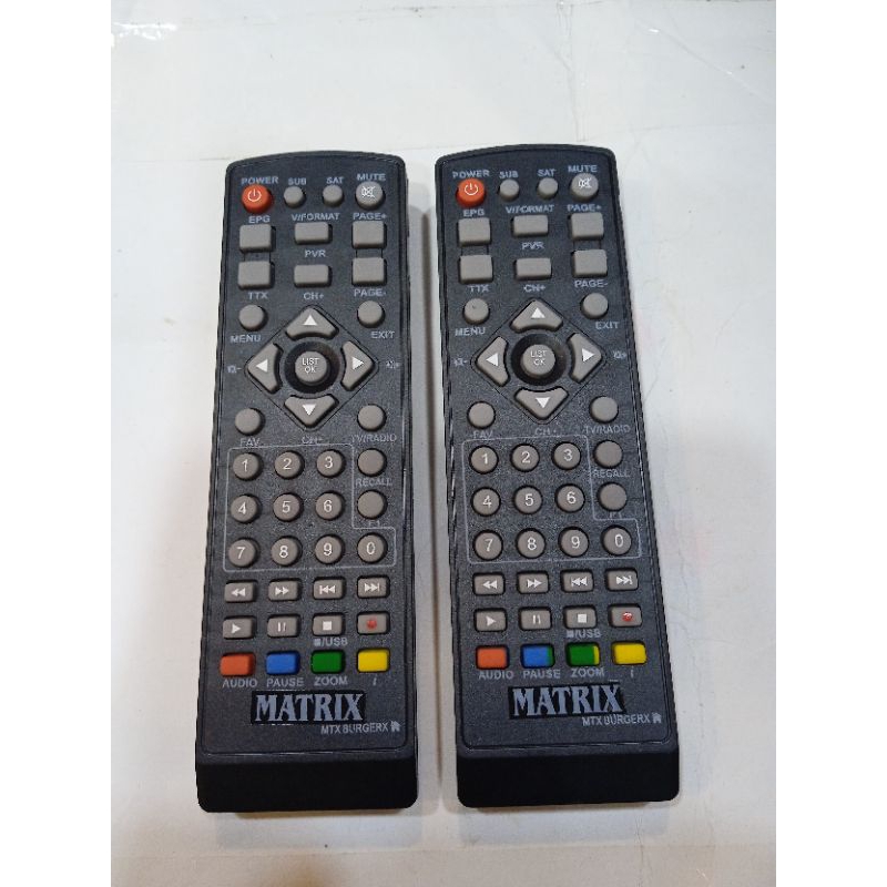 Remote STB MATRIX BURGER KUNING