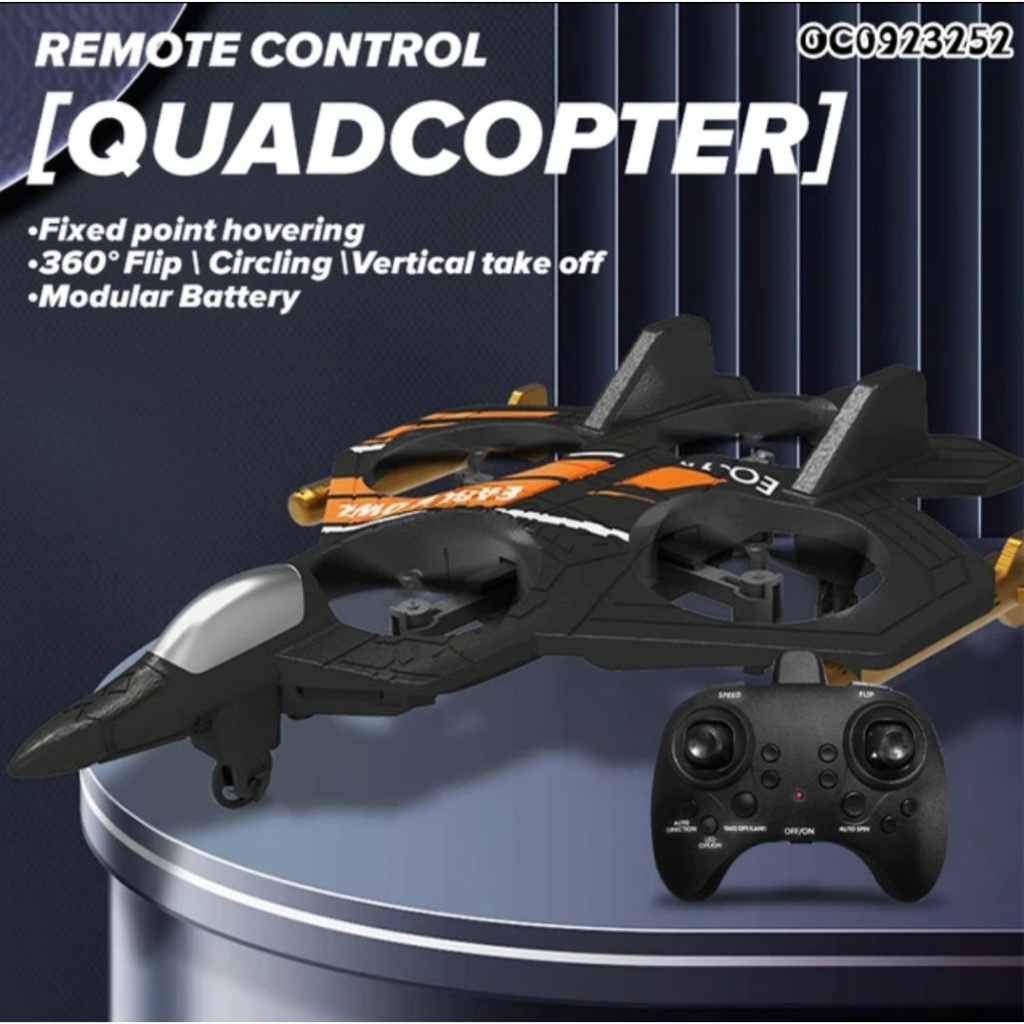 [Hero] Mainan Outdoor Pesawat Tempur Drone Remote Control - RC Fighter Plane