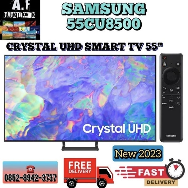 SAMSUNG 55CU8500 CRYSTAL UHD 4K SMART TV 55 INCH