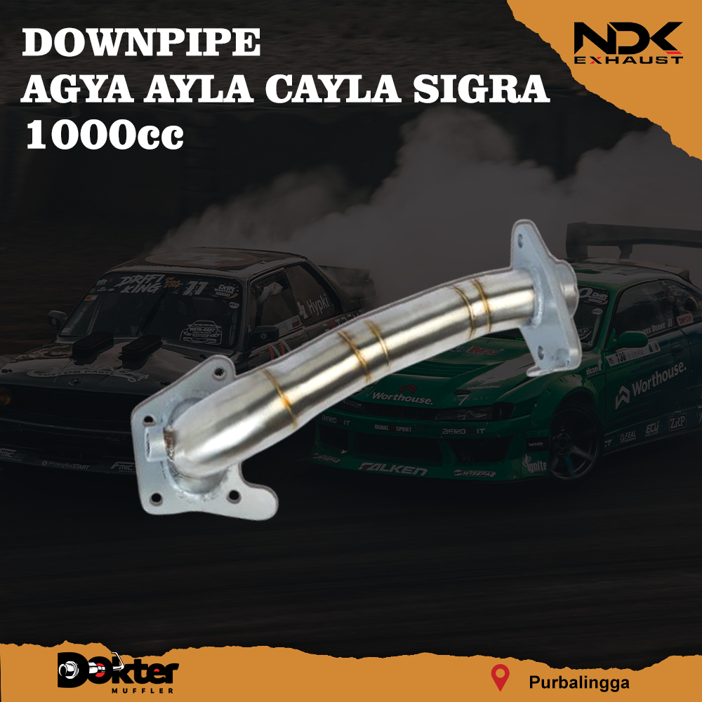 DOWNPIPE RACING MOBIL AGYA  AYLA  CAYLA  SIGRA 1000CC DOWNPIPE NDK EXHAUST AGYA AYLA CALYA SIGRA KNA