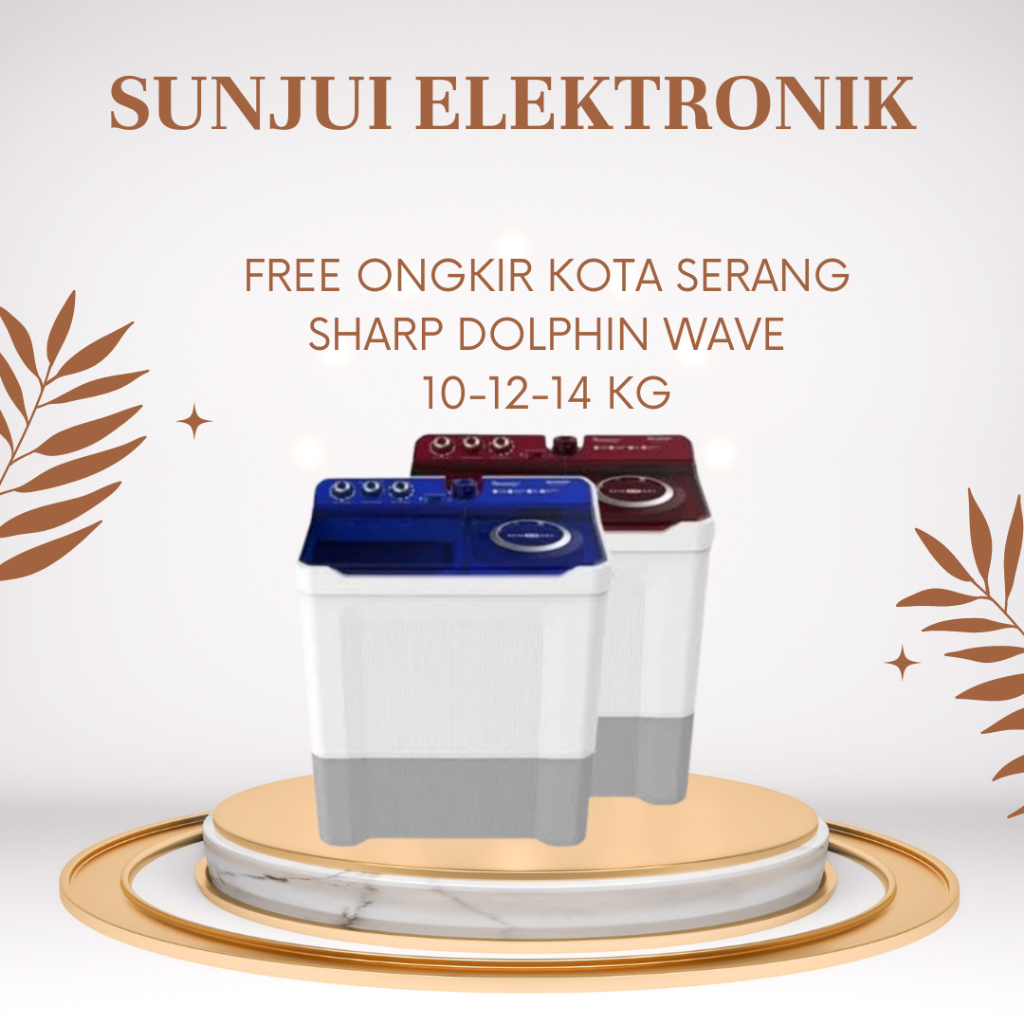 MESIN CUCI 2 TABUNG SHARP 1490 14KG