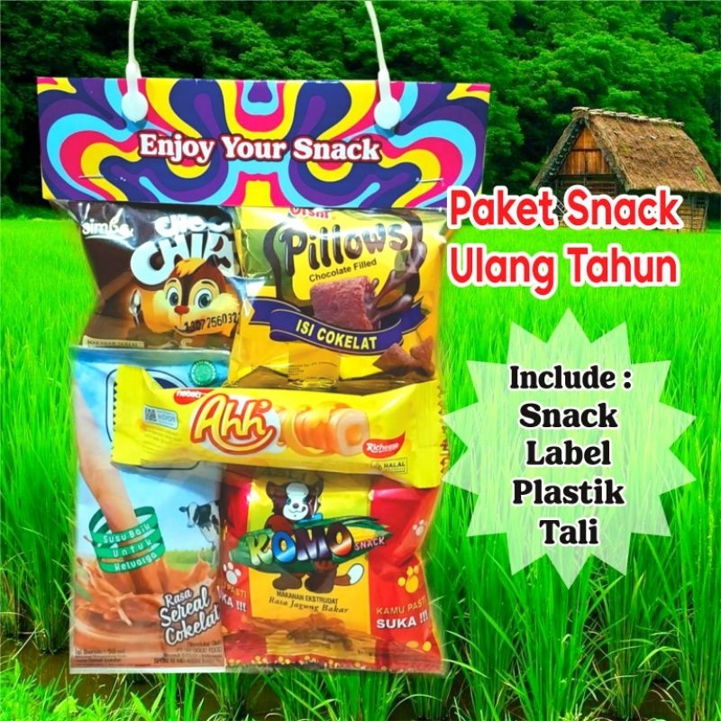 

PAKET SNACK ULANG TAHUN ANAK / BINGKISAN ULTAH / PARCEL ULTAH ANAK / HAMPERS SNACK / GOODIEBAG ULANG / GIFT SNACK ULANG TAHUN ANAK