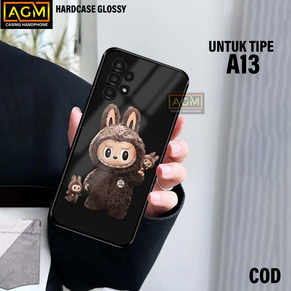 Case Samsung A13 Terbaru Case kilau - New Case Glossy casing Hp Samsung A13 [LABUBU] - AGM Case Hard