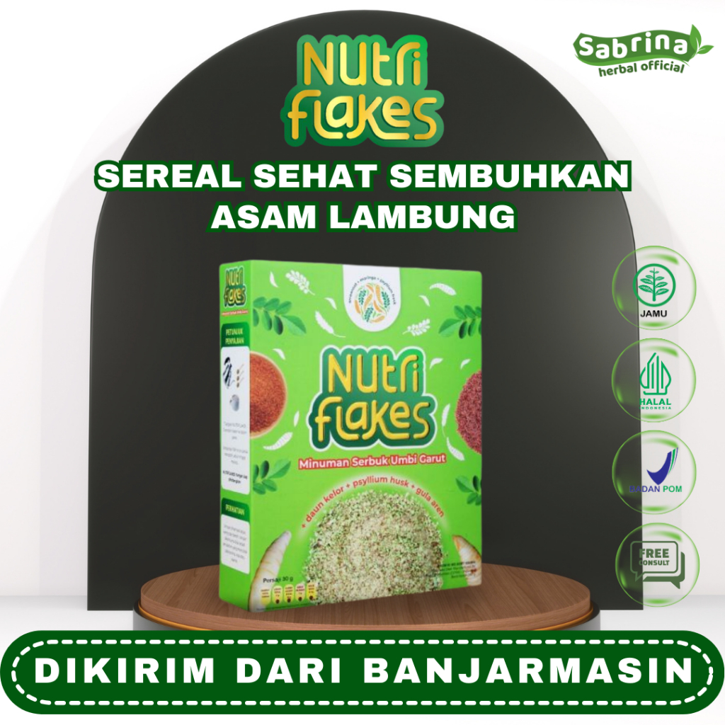 

Nutriflakes Sereal Umbi Garut Bantu Atasi Asam Lambung Gerd Maag Banjarmasin