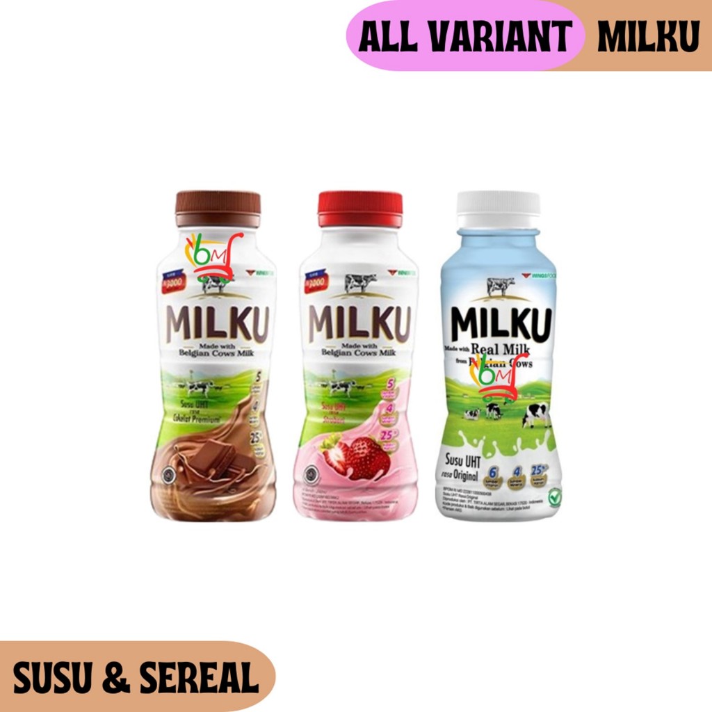 

Milku Susu UHT dari Sapi Belgia All Variant