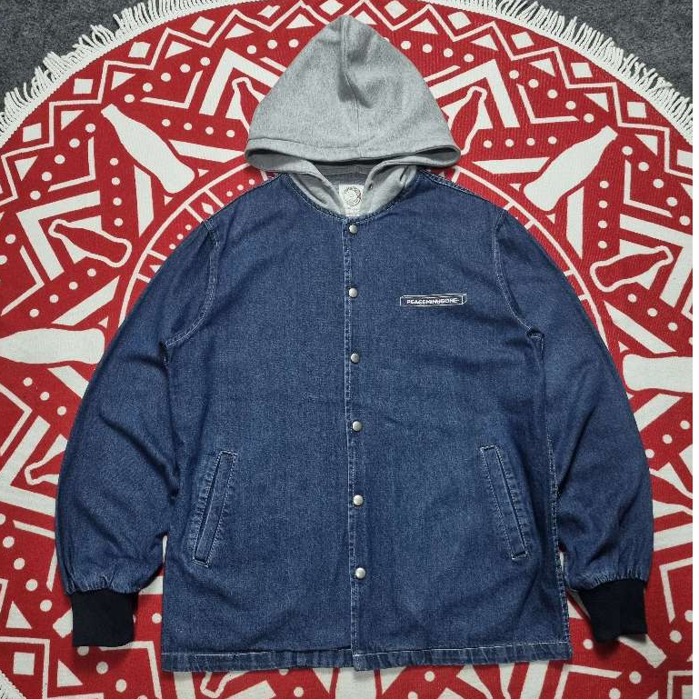 jacket denim hoodie o'neoright peaceminusone