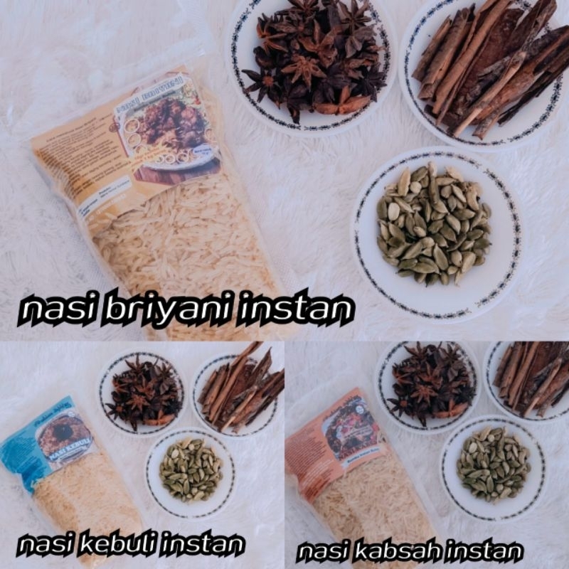 

beras basmati 500gr free bumbu varian nasi