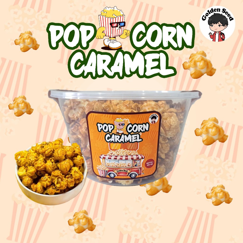 

GOLDENSEED POPCORN GOURMET CARAMEL / POPCORN CARAMEL / POPCORN SALTED CARAMEL