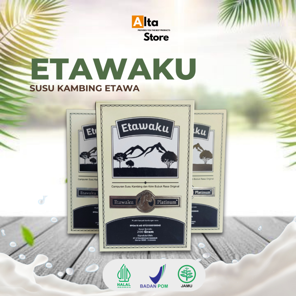 

Etawaku Platinum 100% Asli || Susu Kambing Etawa Murni dan Bubuk Krimer Nabati Rendah Gula Bebas Pengawet 3x Lebih Efektif Atasi Masalah Pencernaan Nyeri Sendi & Tulang Pernafasan, Jaga Kesehatan Jantung Cegah & Turunkan Diabetes