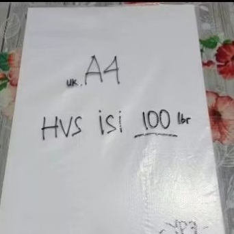 

Kertas HVS A4 Eceran Isi 100 Lembar / Paper Fotocopy Murah