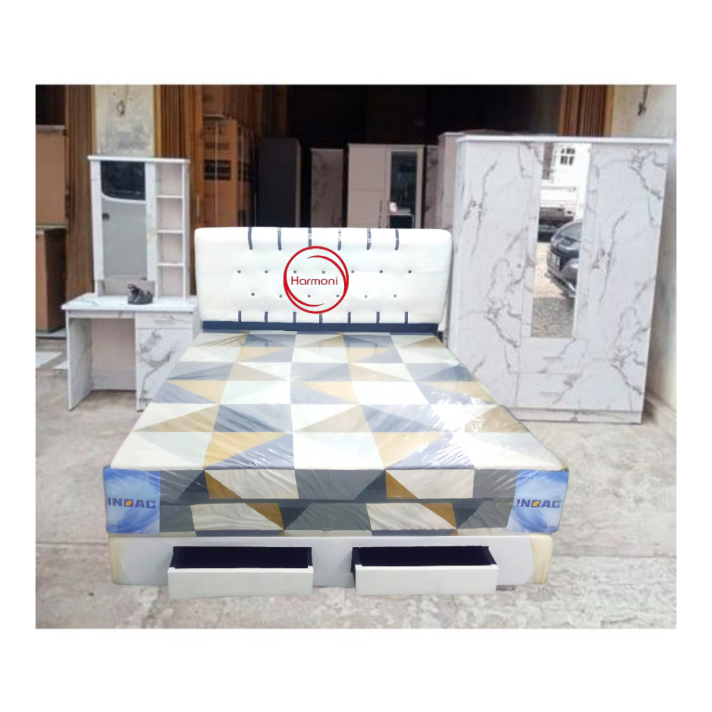 PAKET SESERAHAN LAMARAN LEMARI SET / PAKET HANTARAN LAMARAN / PAKET HEMAT FURNITURE KAMAR KASUR BUSA