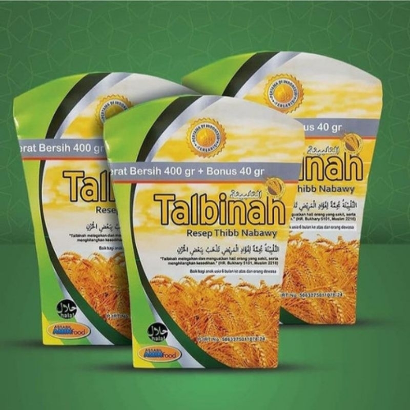 

Talbinah Resep Thibb Nabawy Berat Bersih 400 gr + 40 gr Talbinah Original