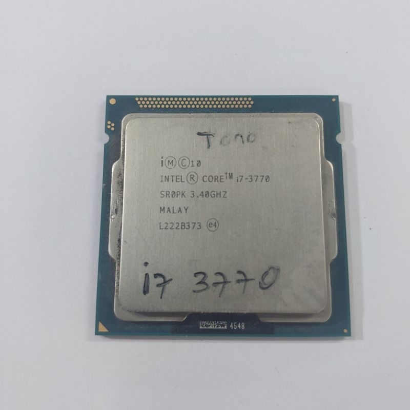 Processor intel core i7 3770 Generasi 3 1155 - Proc core i7 3770 Socket 1155 Gen3 support H61