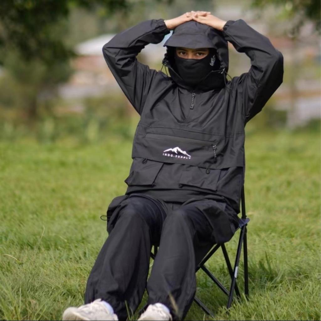 Jaket Gropcore Pria Wanita terbaru - Jaket Gunung Mendaki Gorpcore Sport Montain Waterproof anti air