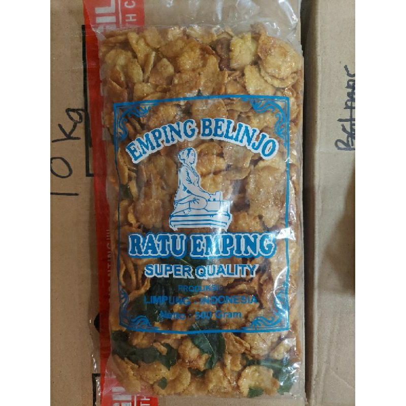 

Emping Ratu Manis Daun Jeruk 500g / Emping Kualitas Super