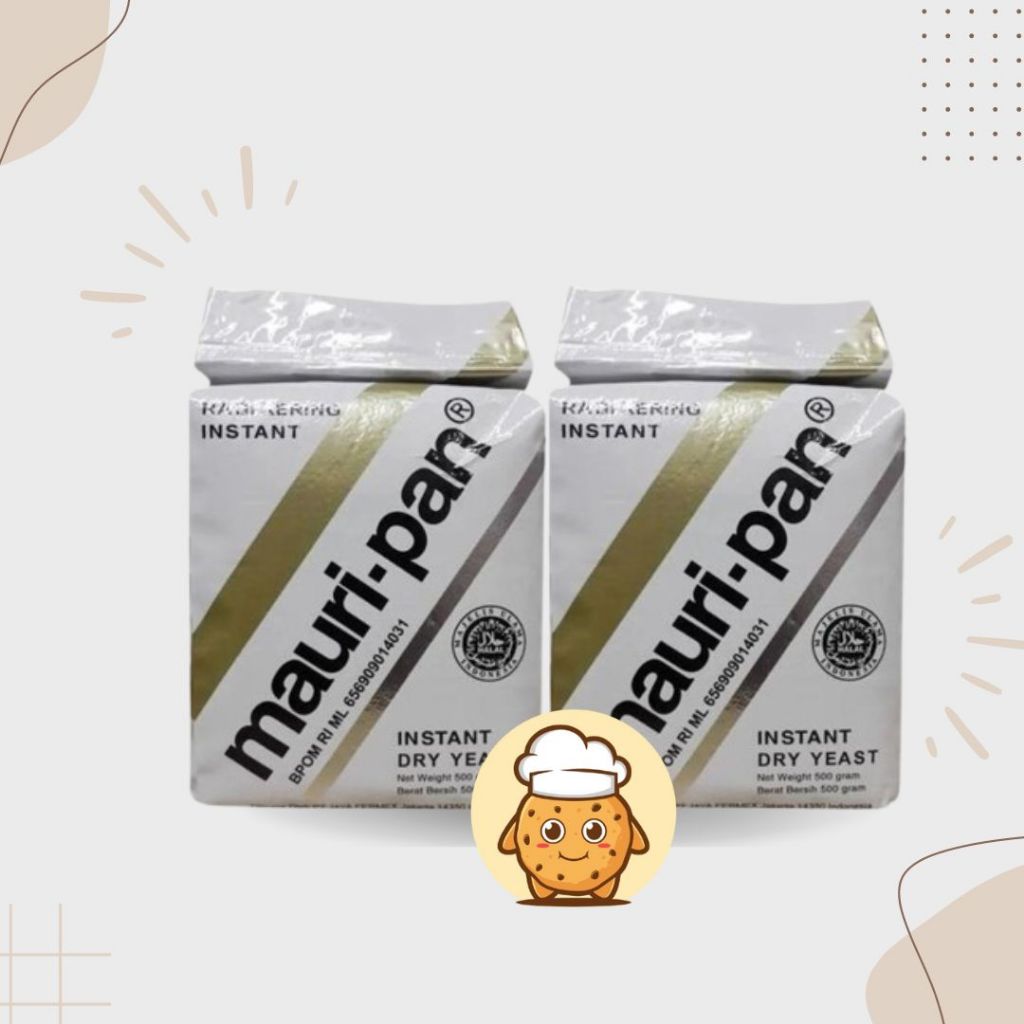 

Mauripan Instant Dry Yeast 500gr | Mauripan Lokal