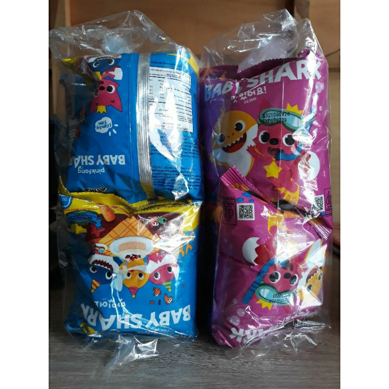 

Baby shark snack berhadiah 1 pack isi 10 bungkus